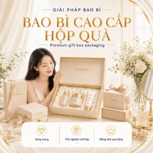 Bao bì cao cấp hộp quà