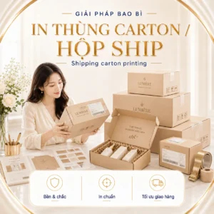 In thùng carton hộp ship