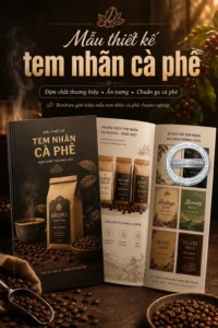 Mau Thiet Ke Tem Nhan Ca Phe