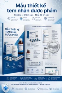 Mau Thiet Ke Tem Nhan Duoc Pham