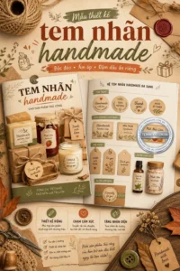 Mau Thiet Ke Tem Nhan Handmade