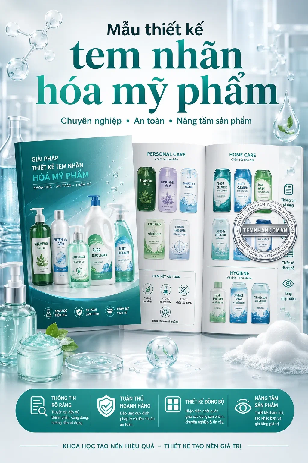 Mau Thiet Ke Tem Nhan Hoa My Pham