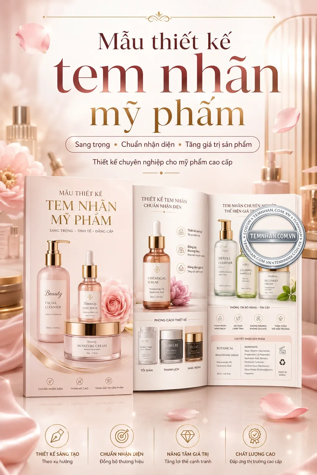 Mau Thiet Ke Tem Nhan My Pham