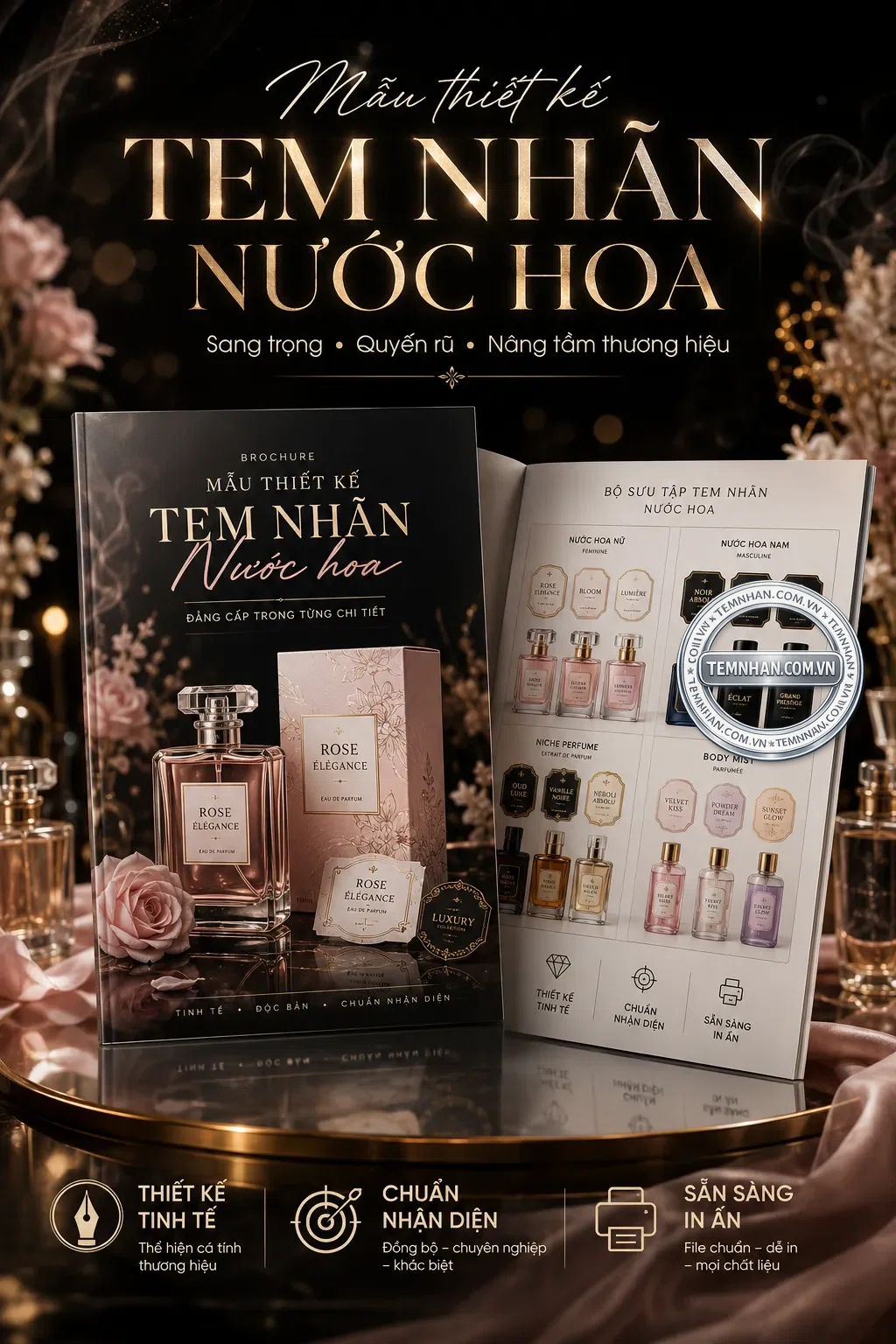 Mau Thiet Ke Tem Nhan Nuoc Hoa