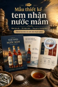 Mau Thiet Ke Tem Nhan Nuoc Mam