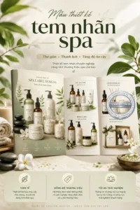 Mau Thiet Ke Tem Nhan Spa
