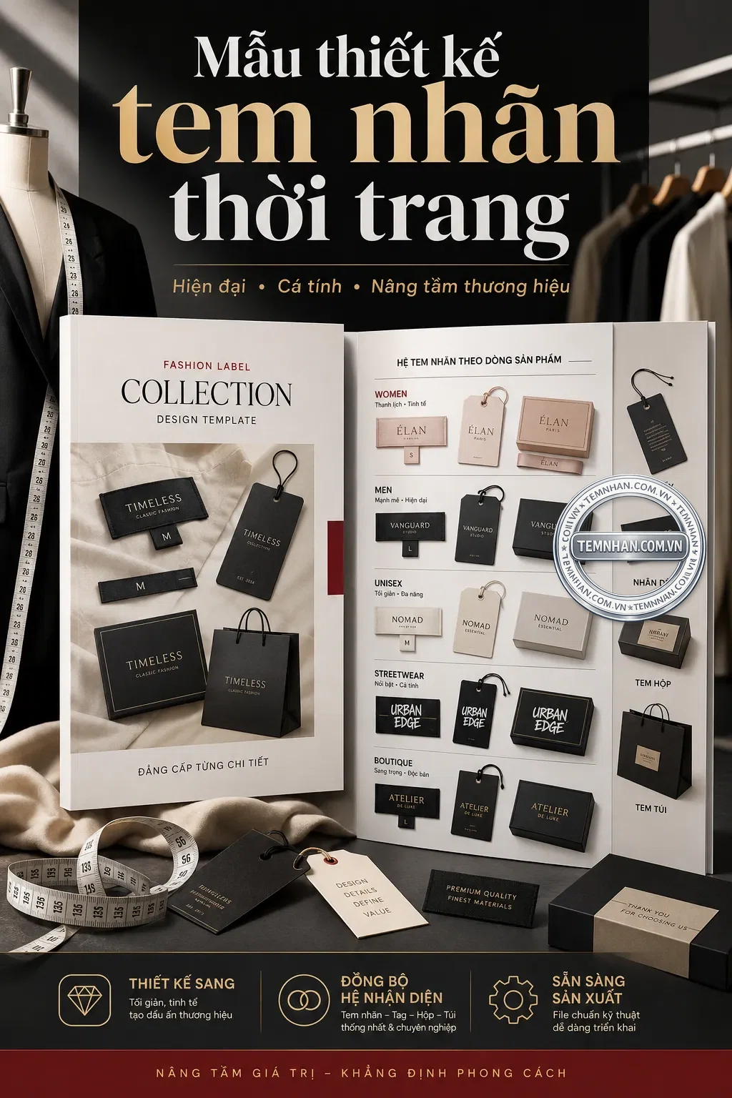 Mau Thiet Ke Tem Nhan Thoi Trang