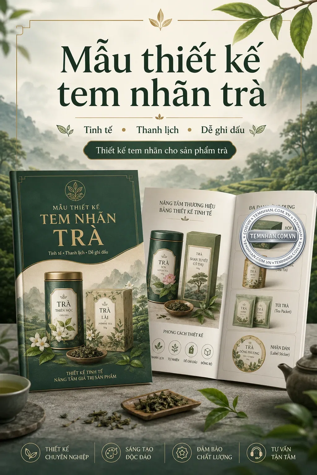 Mau Thiet Ke Tem Nhan Tra