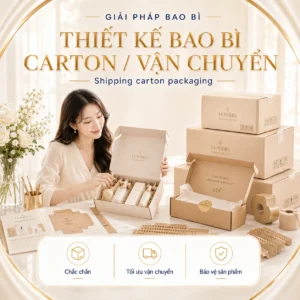 Thiết kế bao bì carton vận chuyển