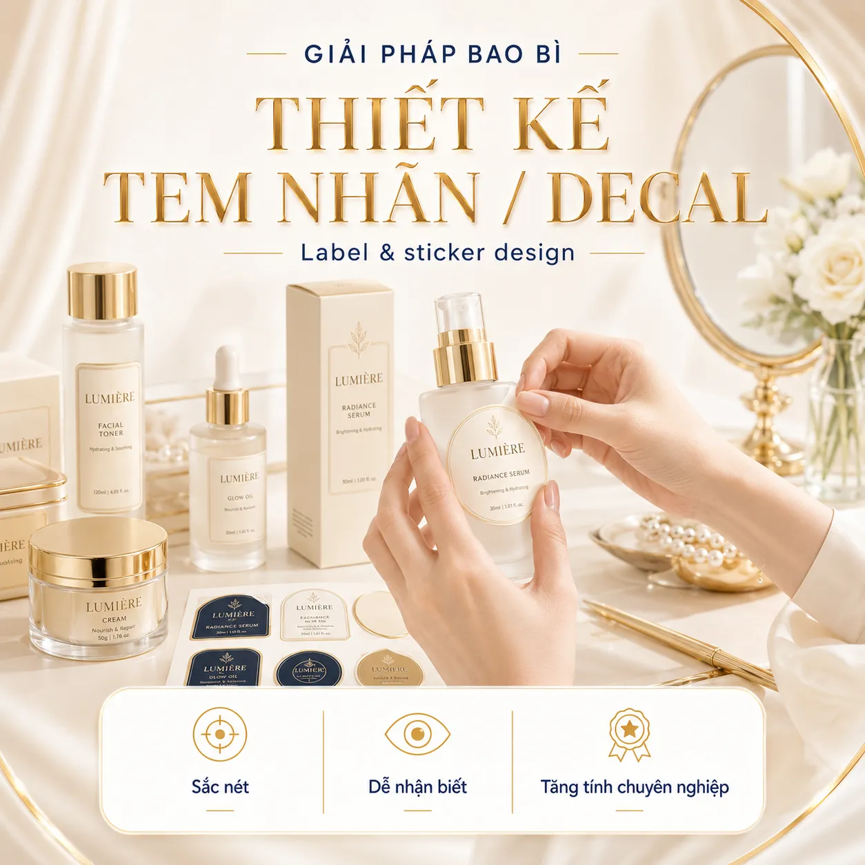 Thiết kế tem nhãn decal